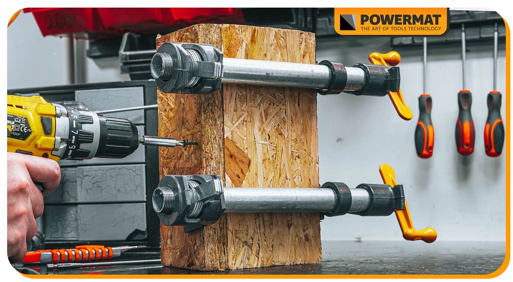 Set cleme de tamplarie PM-SSR-50TN, 4 bucati, Powermat PM1389