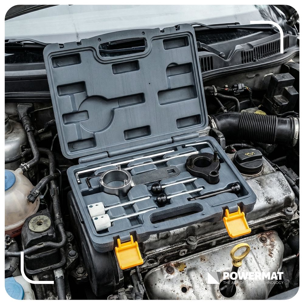 Kit blocare distributie PM-BRVAG-5T VAG 1.4/1.6/2.0 TDI, 10 bucati, Powermat PM1534
