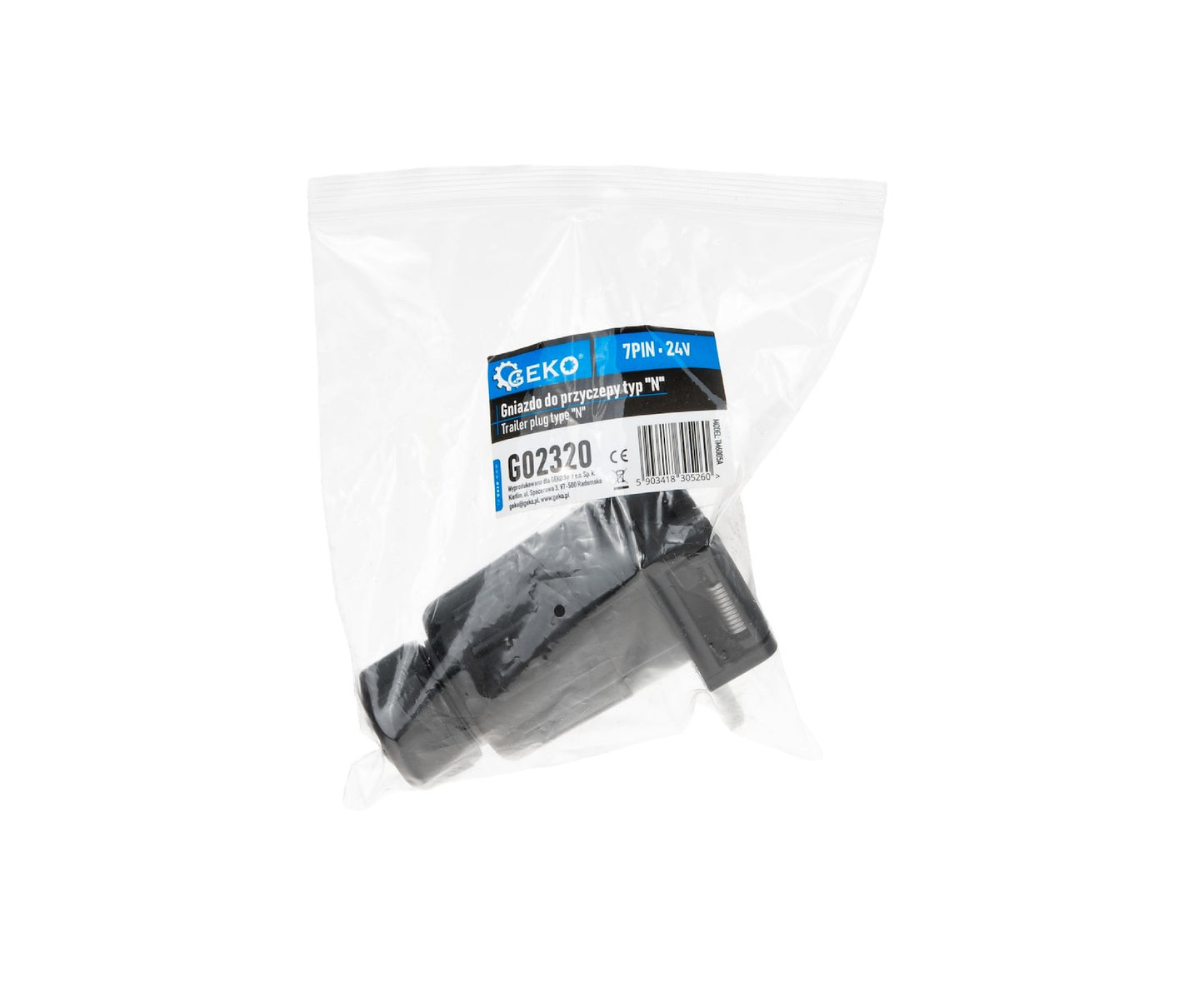 Adaptor remorca tip "N", 7PIN 24V, Geko G02320