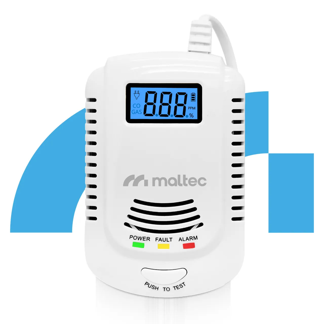 Detector 2 in 1 pentru gaz si GPL SafeSensor3000, afisaj LED, MalTec 113562