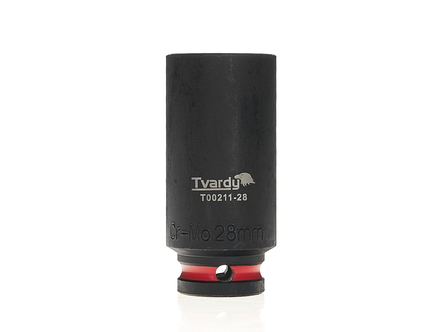 Cheie tubulara de impact lunga in 6 puncte 1 / 2", 28 mm, Cr-Mo, Tvardy T00211-28