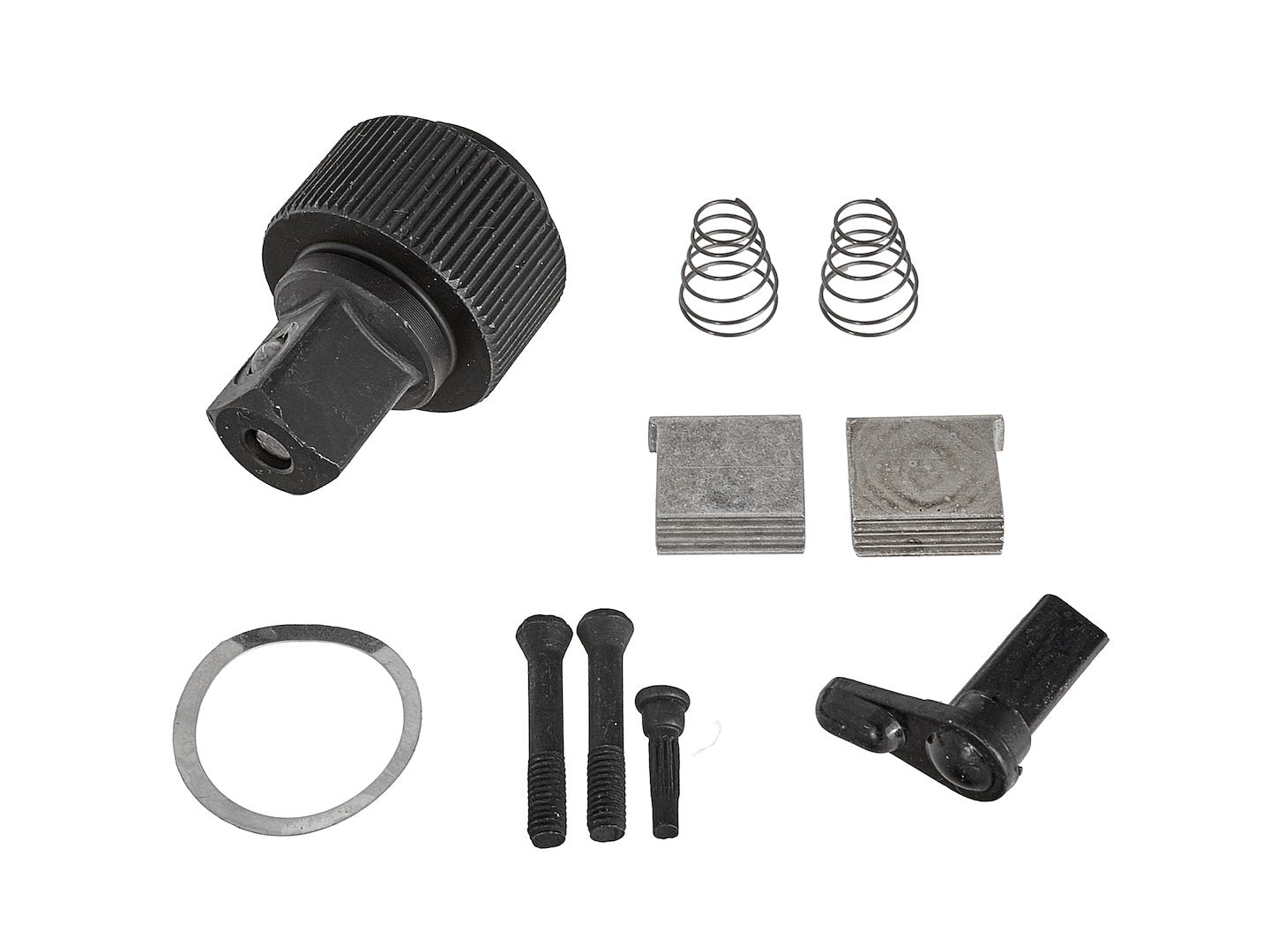 Kit pentru reparare cheia cu clichet cu cap flexibil si maner telescopic, 3 / 8", Geko G10129A