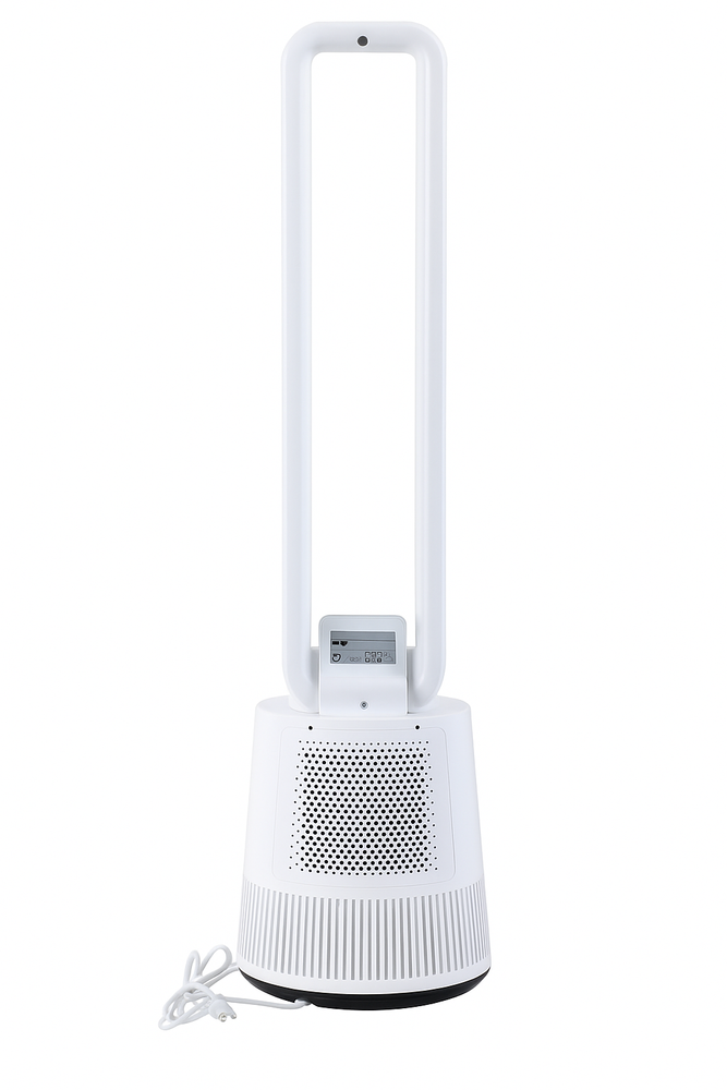 Ventilator de podea fara lame cu temporizator, afisaj LCD, telecomanda, Lean 26652