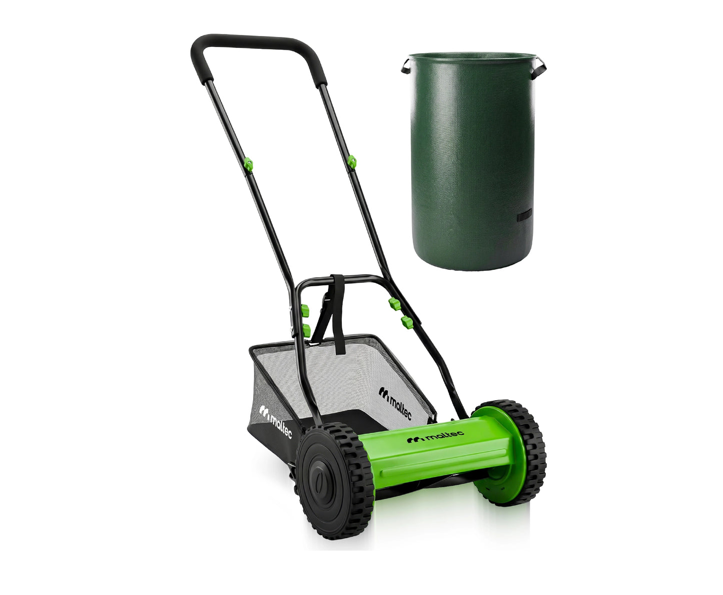 Masina de tuns iarba manuala MasterBlade300, cos colector 22 l, latime taiere 30 cm, MalTec 114106