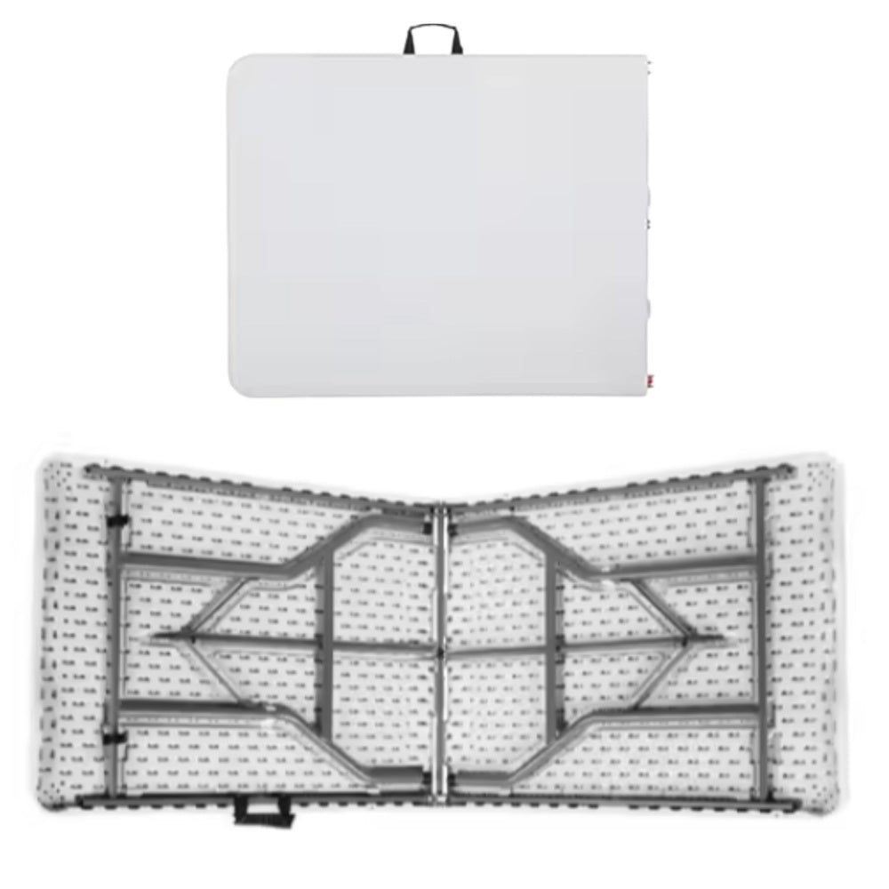 Masa pliabila cu blocare, 180 x 74 cm, alb, Lean 26580