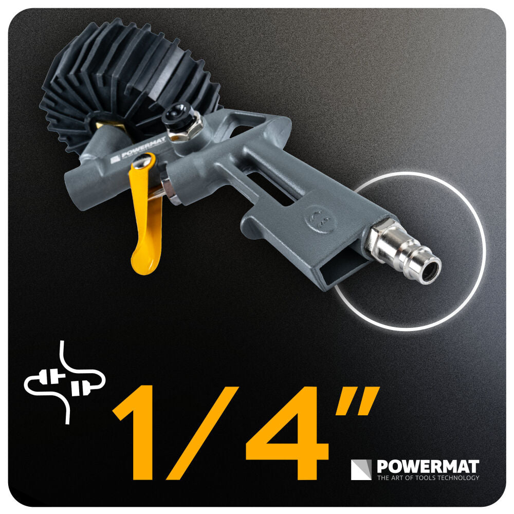Manometru pentru pistol de umflare PM-PDPM-2T, 75 mm, Powermat PM1543