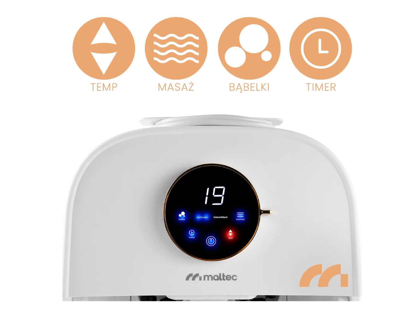 Aparat 2 in 1 masaj / hidromasaj pentru picioare Pro-Hydro500W, 220V, MalTec 112409