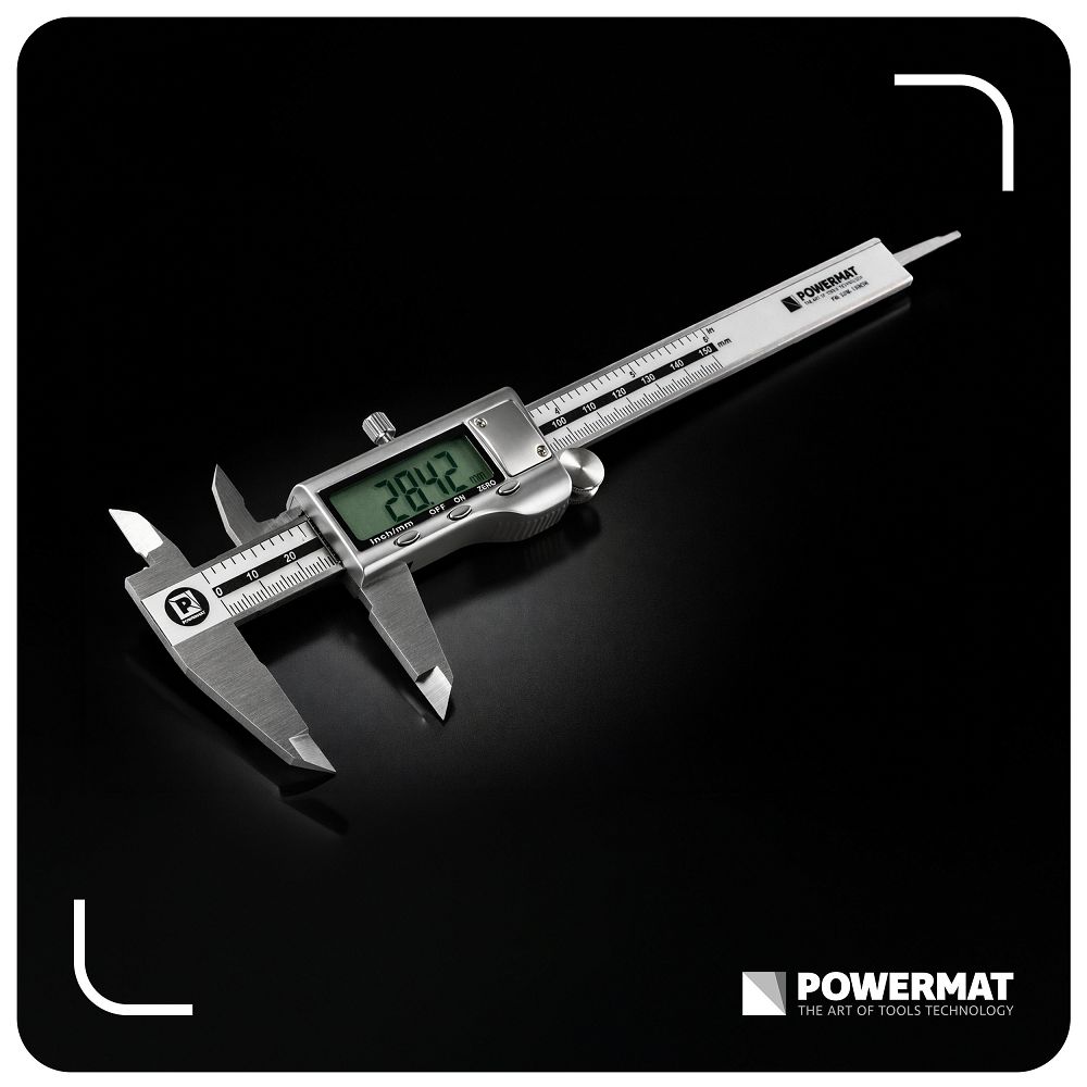 Subler electronic cu afisaj LCD PM-SUW-150ETN, 0-150 mm, Powermat PM1474