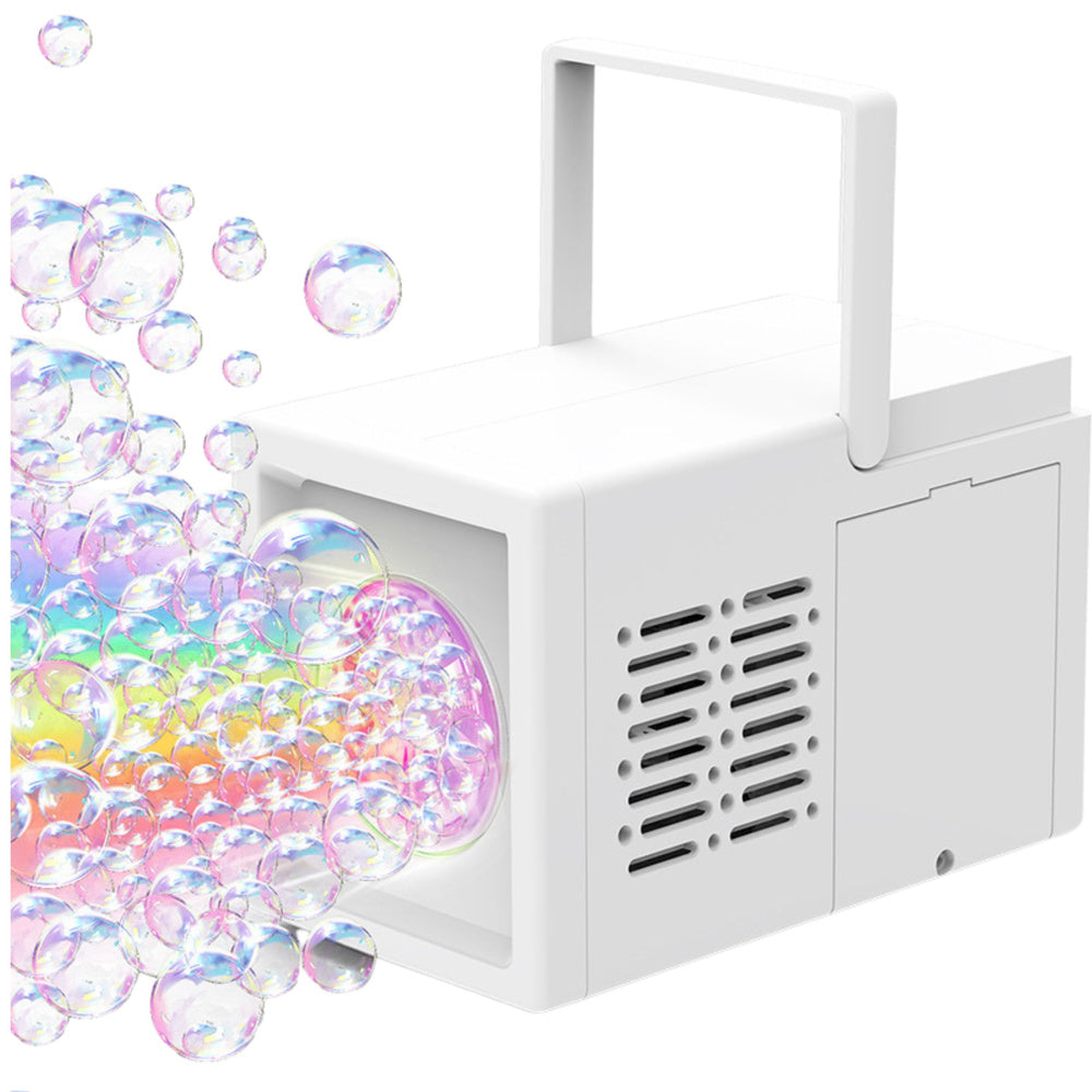 Masina automata de facut bule, 10 gauri, 14 x 10 x 8 cm, set lichid pentru bule 50 ml, Lean 27688