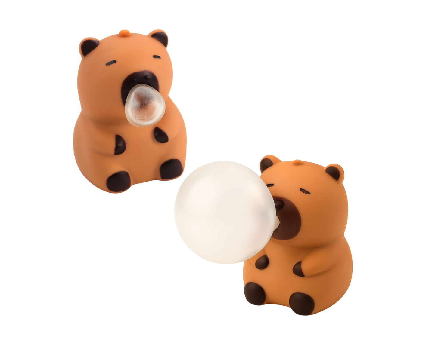 Jucarie antistres Capybara, 8.5 cm, maro, Lean 28124