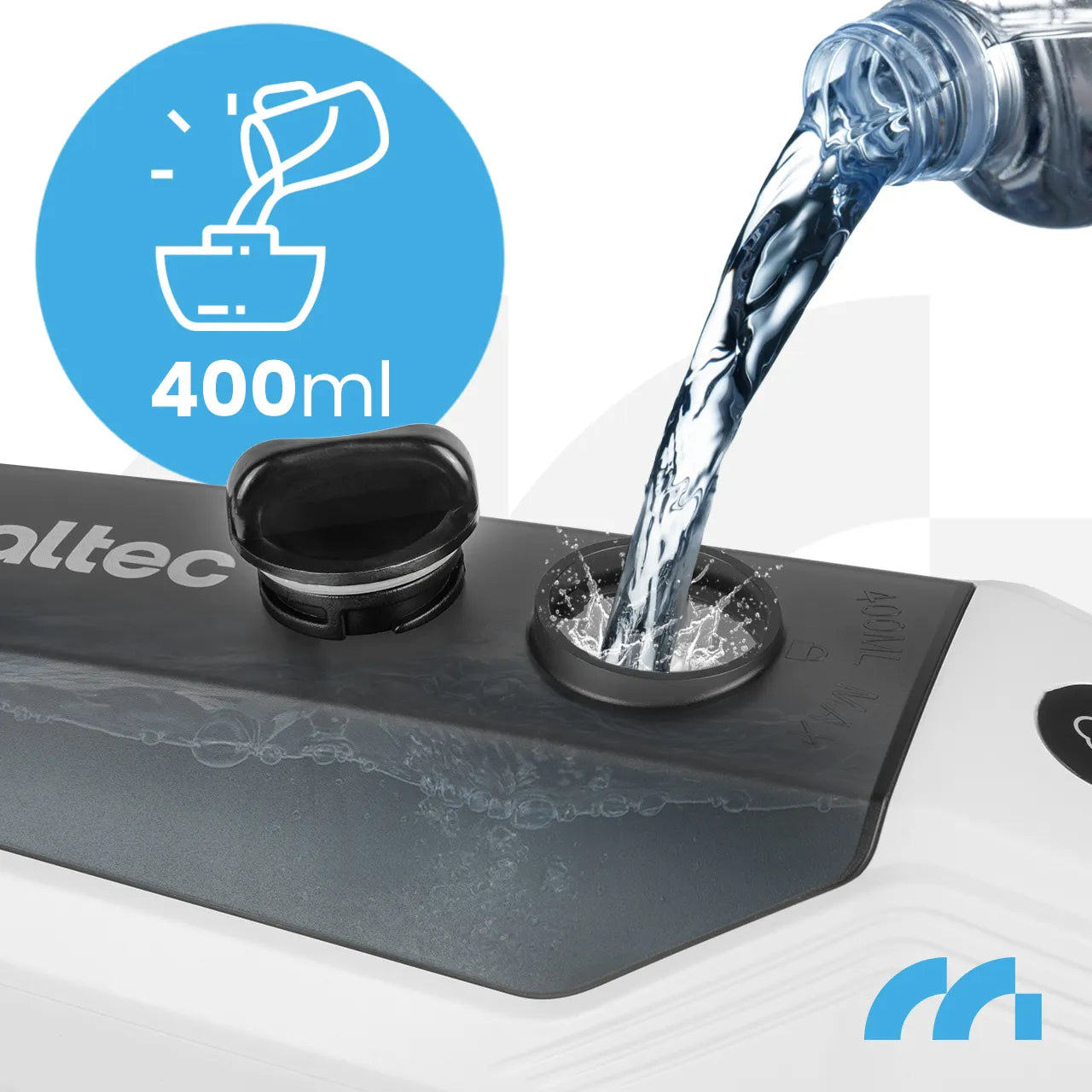 Mop electric multifunctional cu abur si accesorii SteamExpert HDS4600W, 2000 W, MalTec 113483