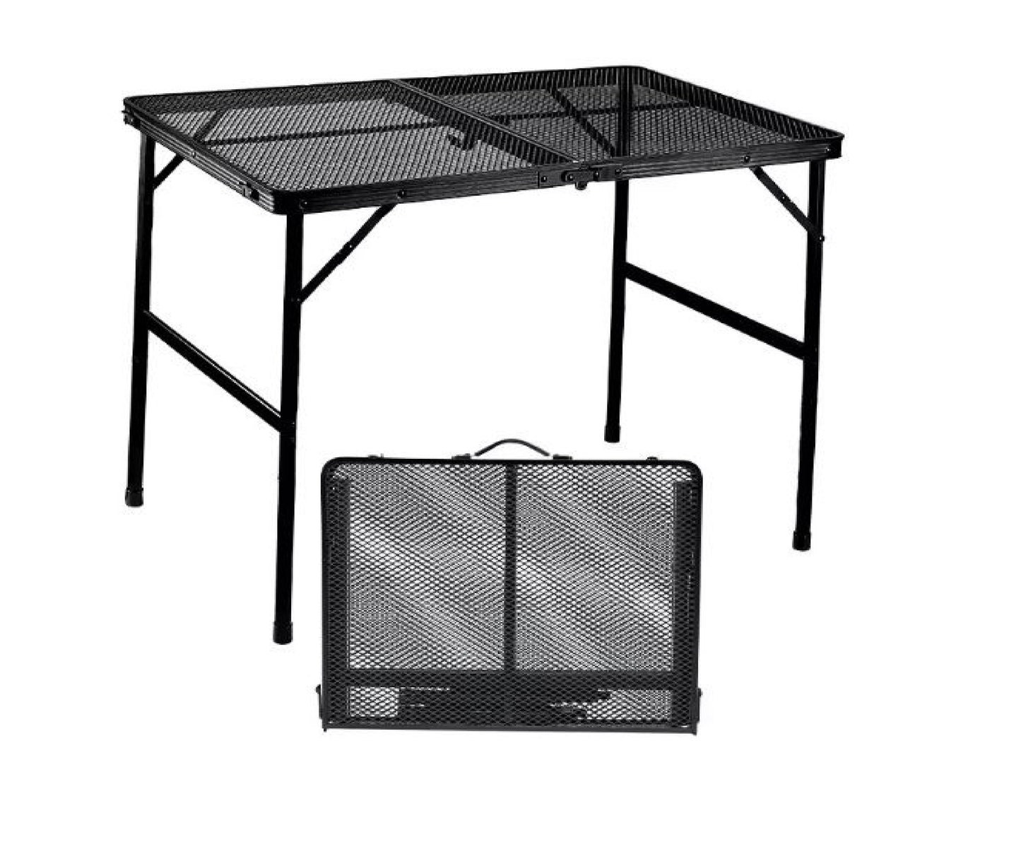 Masuta pliabila pentru campingFlip, 80 cm, negru, MalTec 114018