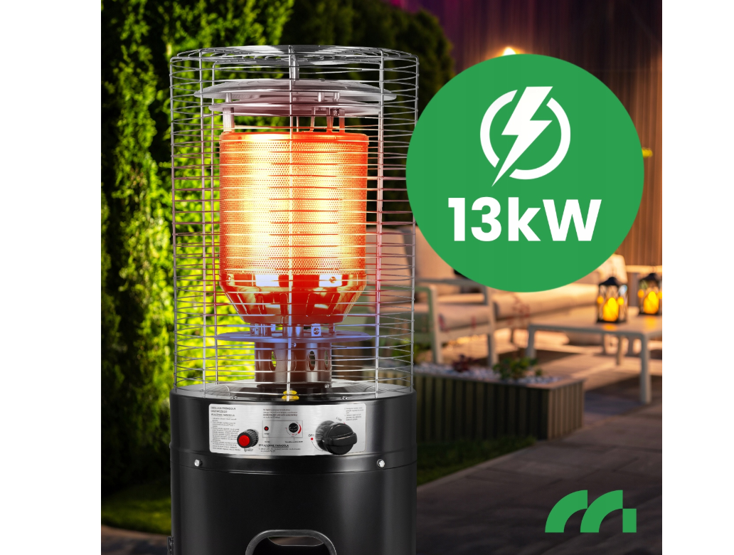 Incalzitor pentru terasa pe gaz, 13 kW, MalTec 112526