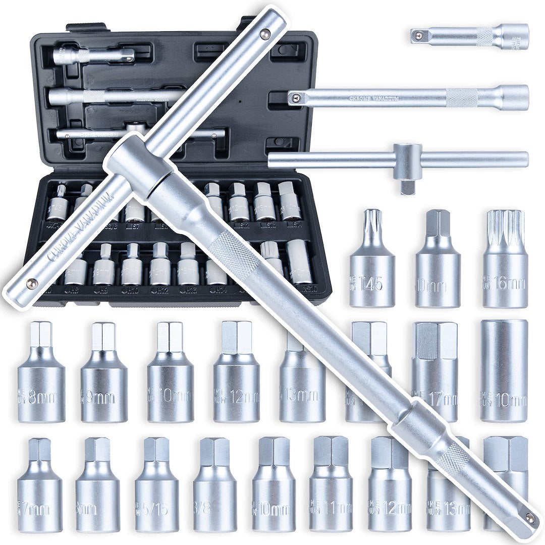 Set chei buson baie ulei, 23 bucati, Geko G02712