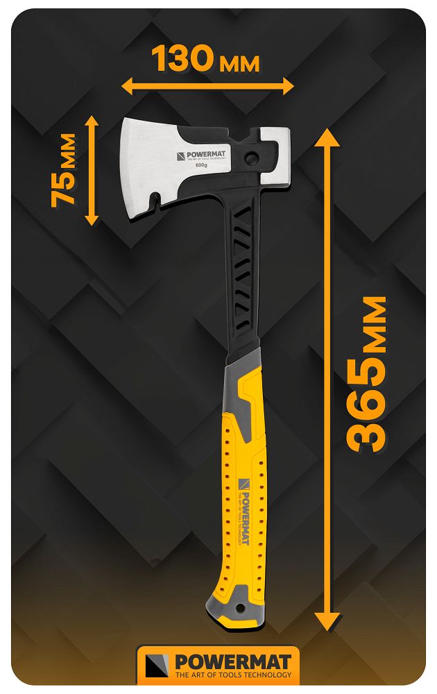 Topor dulgher PM-AX-600-910T, 910 g, Powermat PM1361