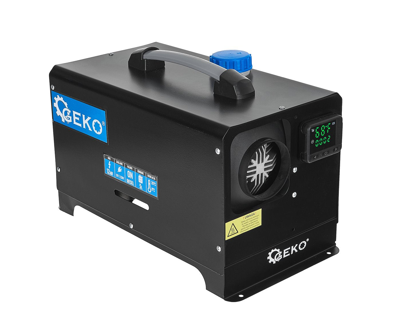 Incalzitor auto stationar, 12 / 230 V, 12 kW, Geko G80458