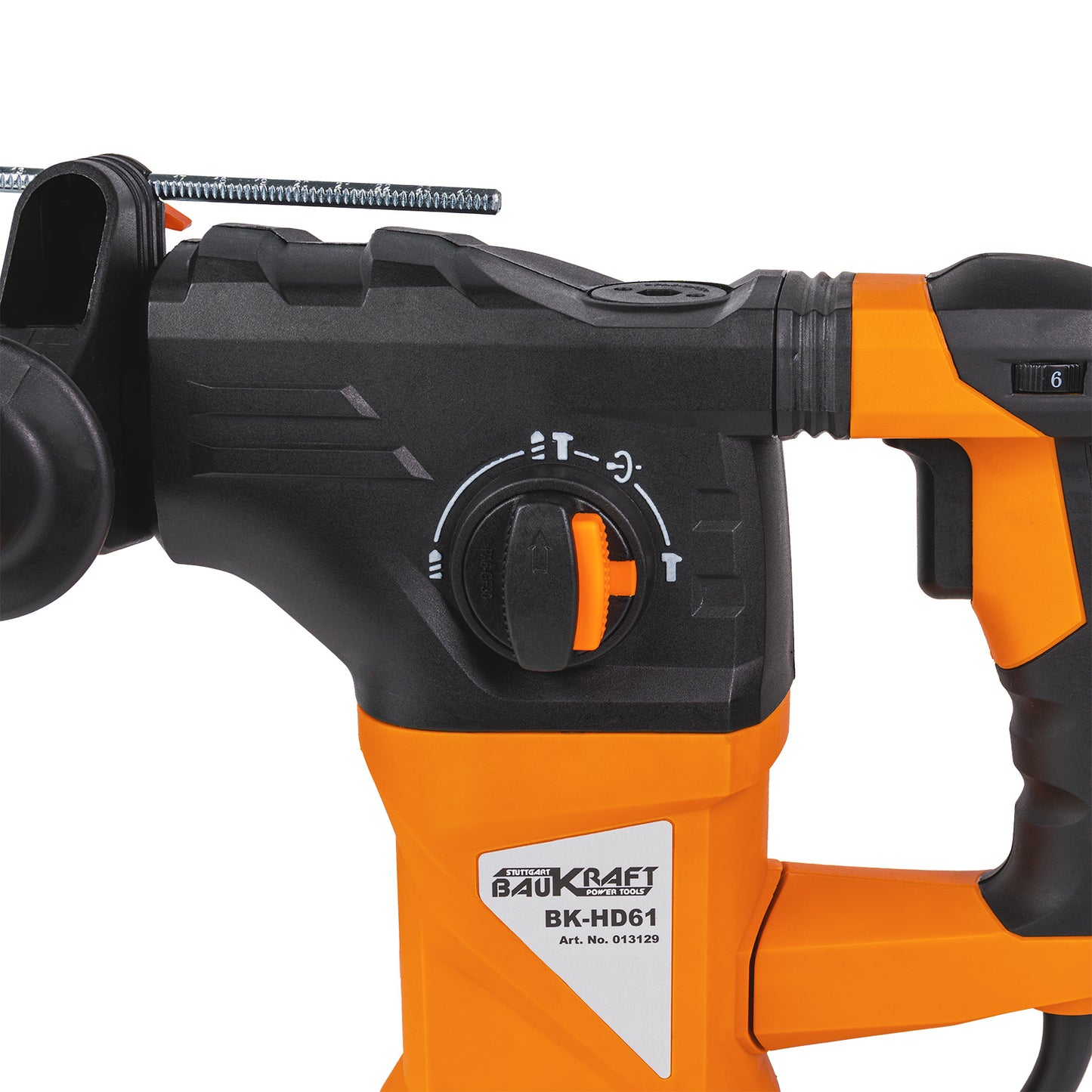 Ciocan rotopercutor BK-HD61, 1500 W, 32 mm, SDS-Plus 5J, Baukraft 013129