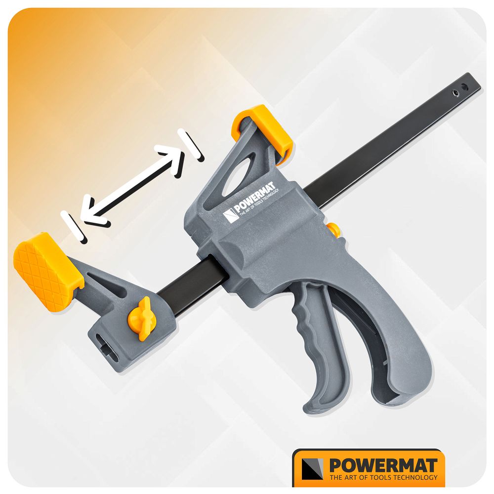 Clema de tamplarie PM-SSD-8T, 200 mm, Powermat PM1430