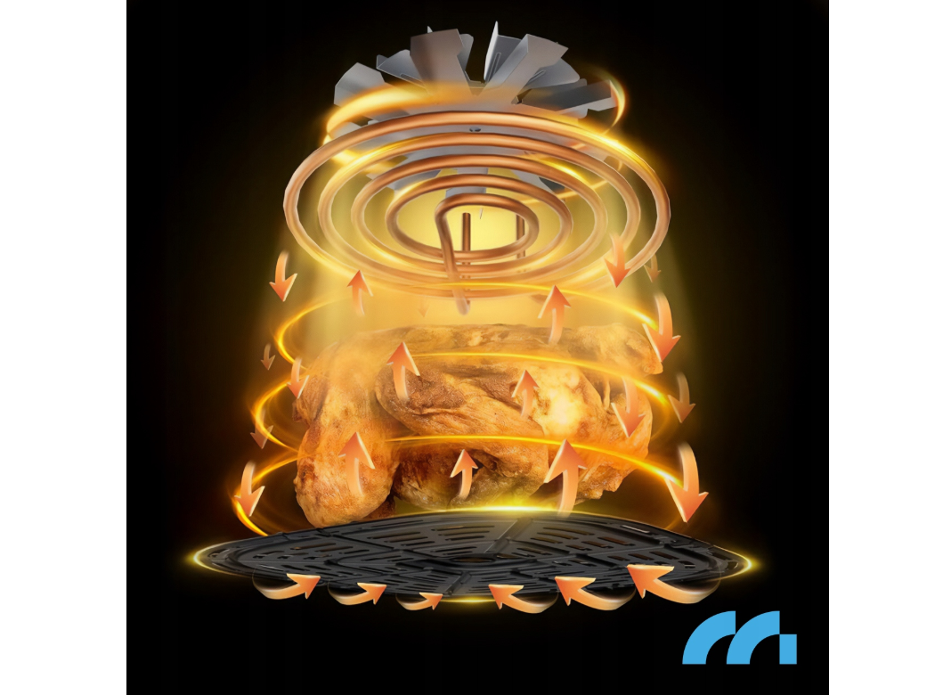 Friteuza cu aer cald 1800 W, capacitate 7 l, MalTec 112095