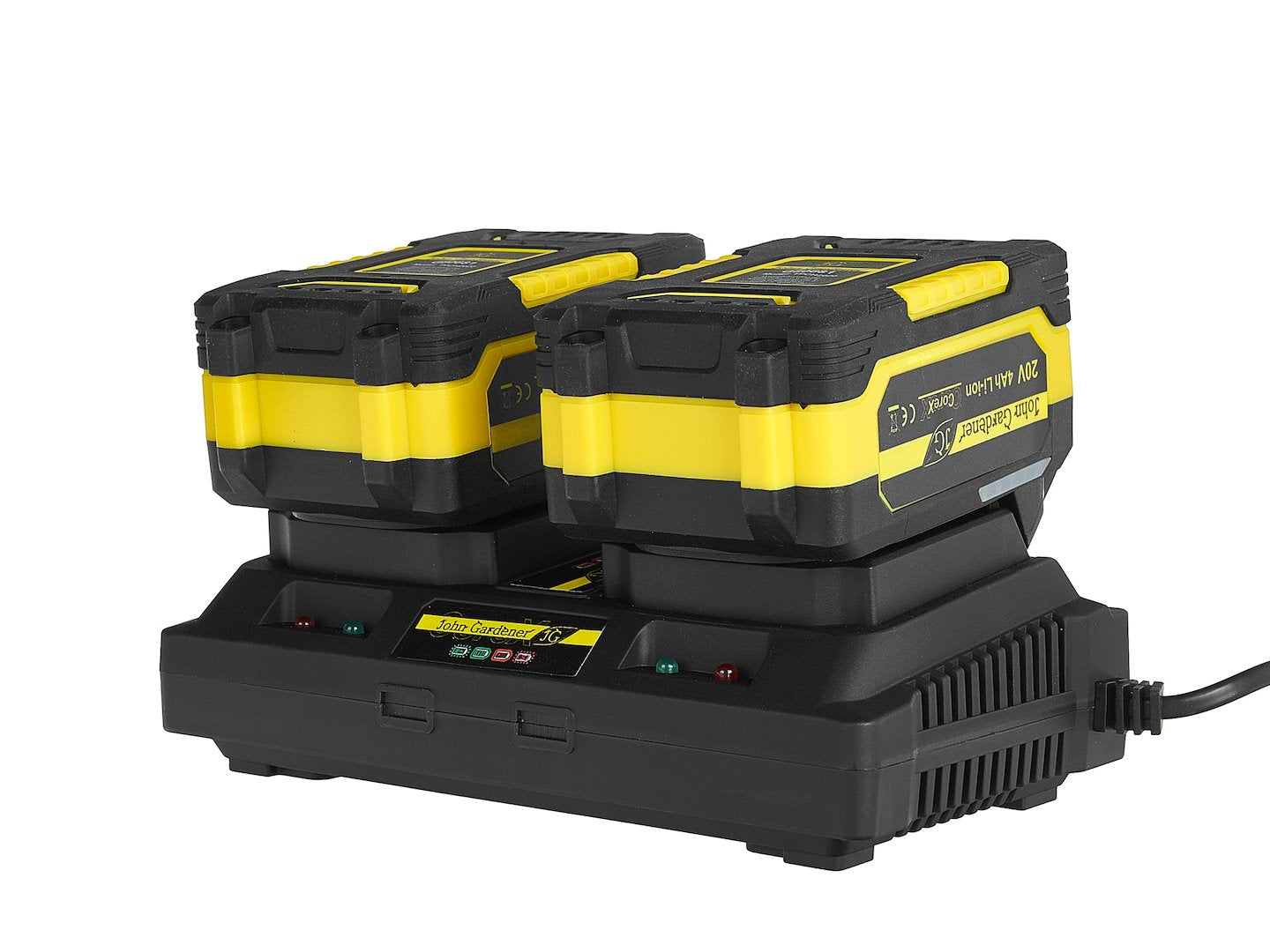 Masina de tuns iarba cu acumulator, 38 cm, 2x4.0 Ah, 20 V, CoreX, John Gardener G80686