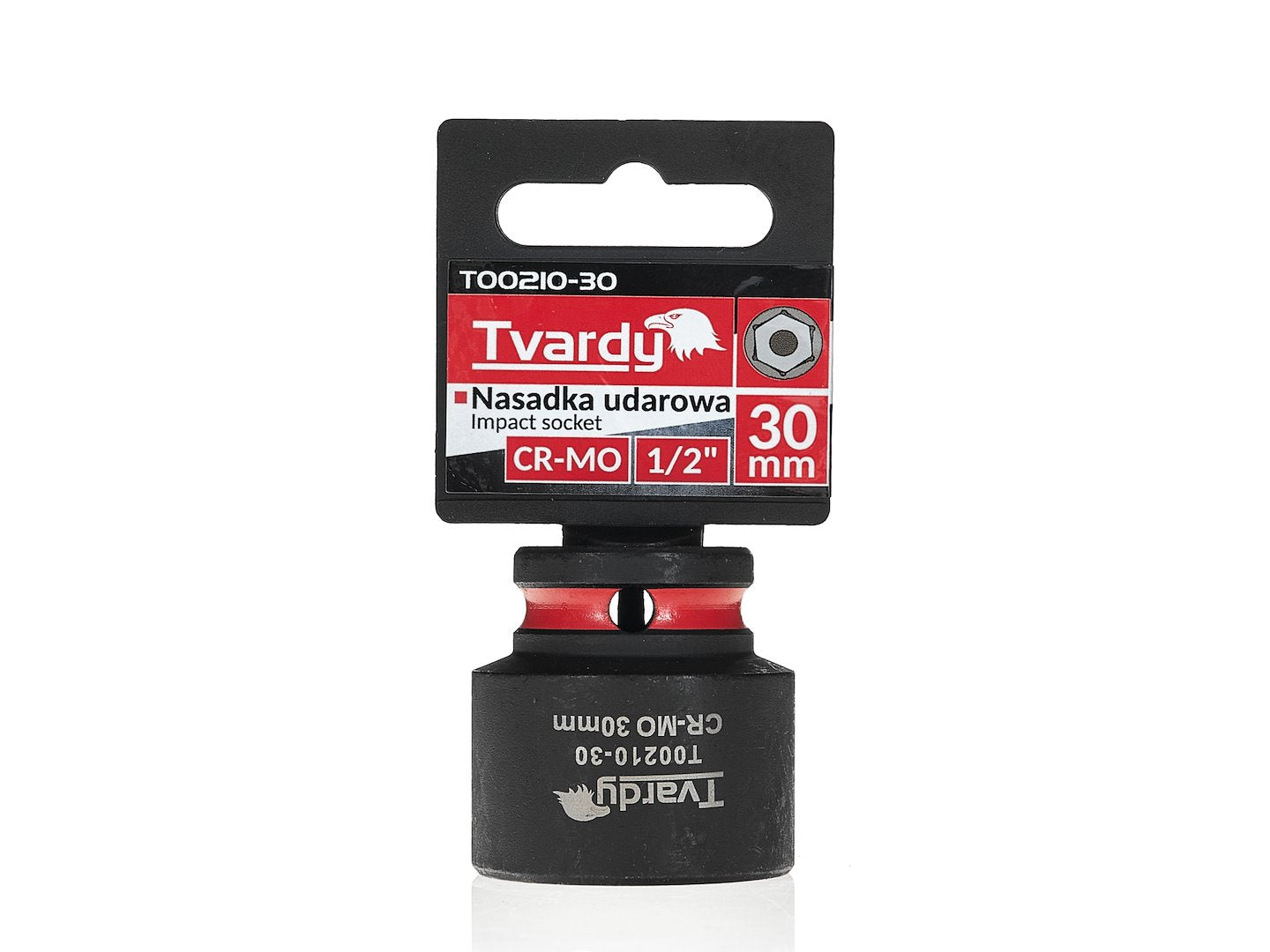 Cheie tubulara de impact in 6 puncte, 1 / 2", 30 mm, Tvardy T00210-30