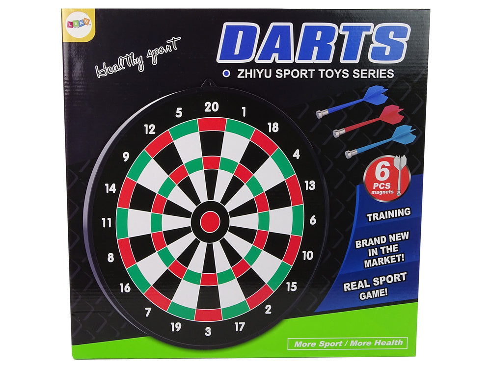 Joc Darts cu 6 tinte magnetice, multicolor, Lean 11391