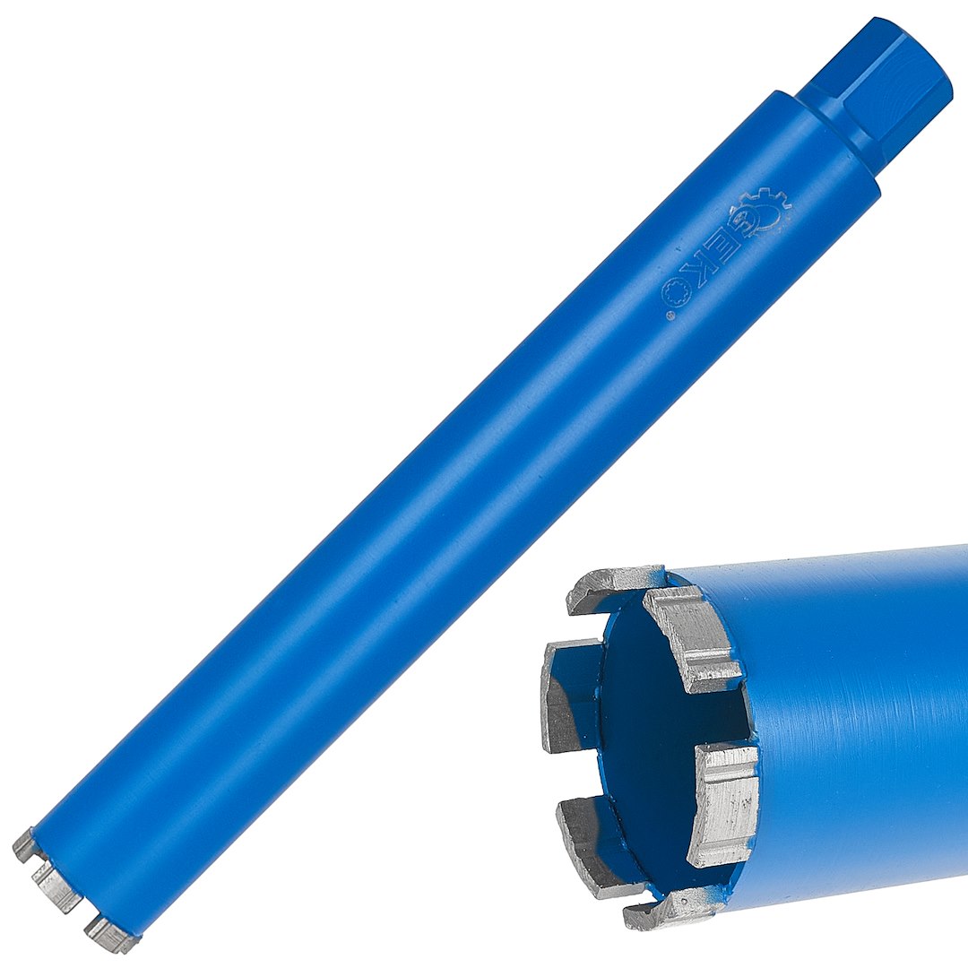 Carota diamantata pentru umed / uscat, 62 x 10 x 450 mm 6T, 1.1 / 4", Geko G65211