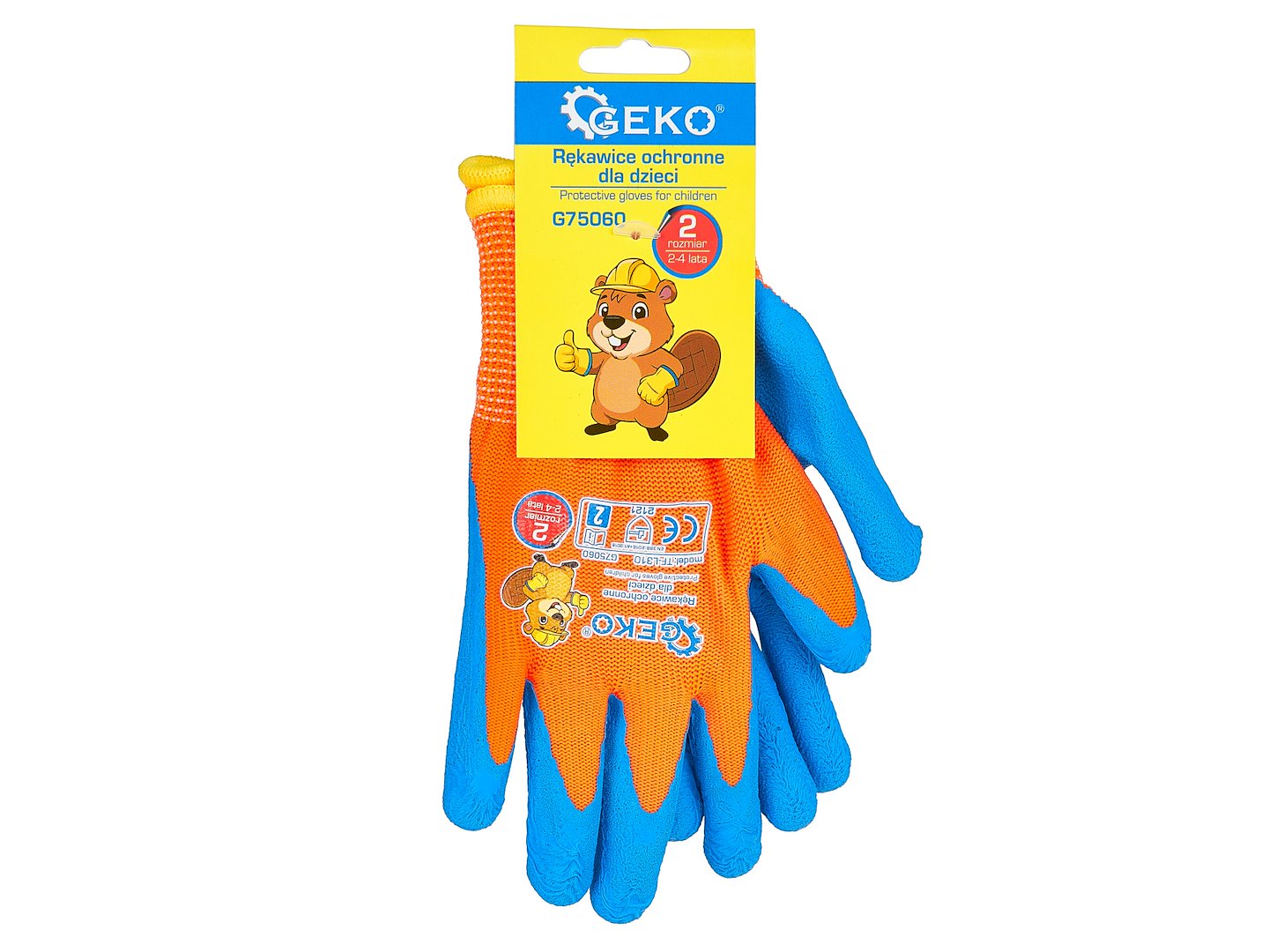 Manusi de protectie pentru copii, marimea 2 (2-4 ani), Geko G75060