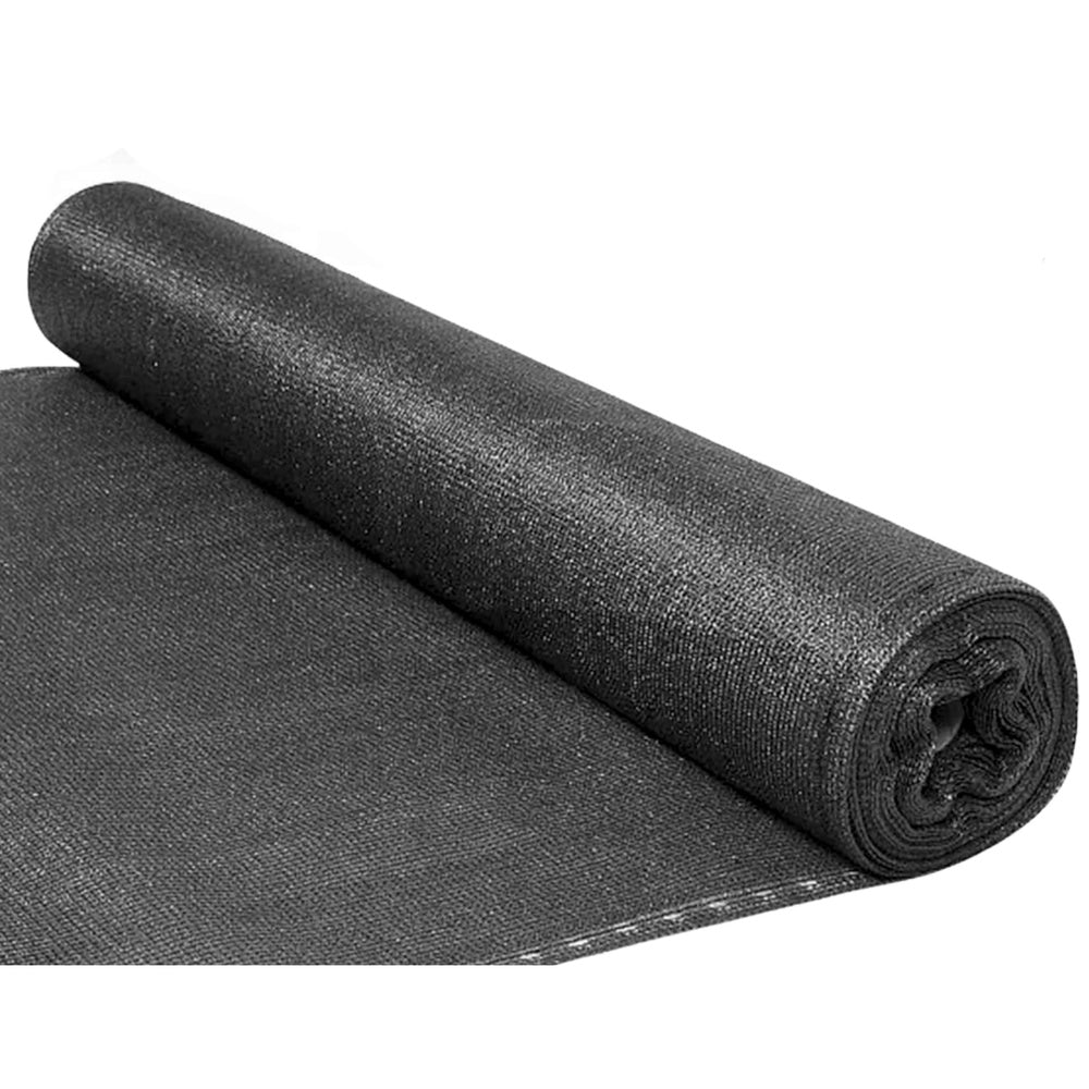 Plasa de umbrire pentru gard, 1.5 m, 50 m, 140g/m², gri inchis, Lean 25841
