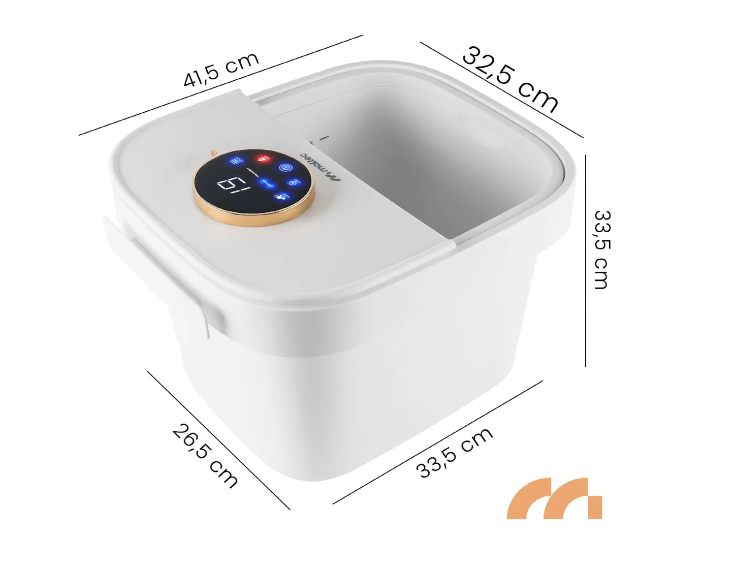 Aparat 2 in 1 masaj / hidromasaj pentru picioare Pro-Hydro500W, 220V, MalTec 112409