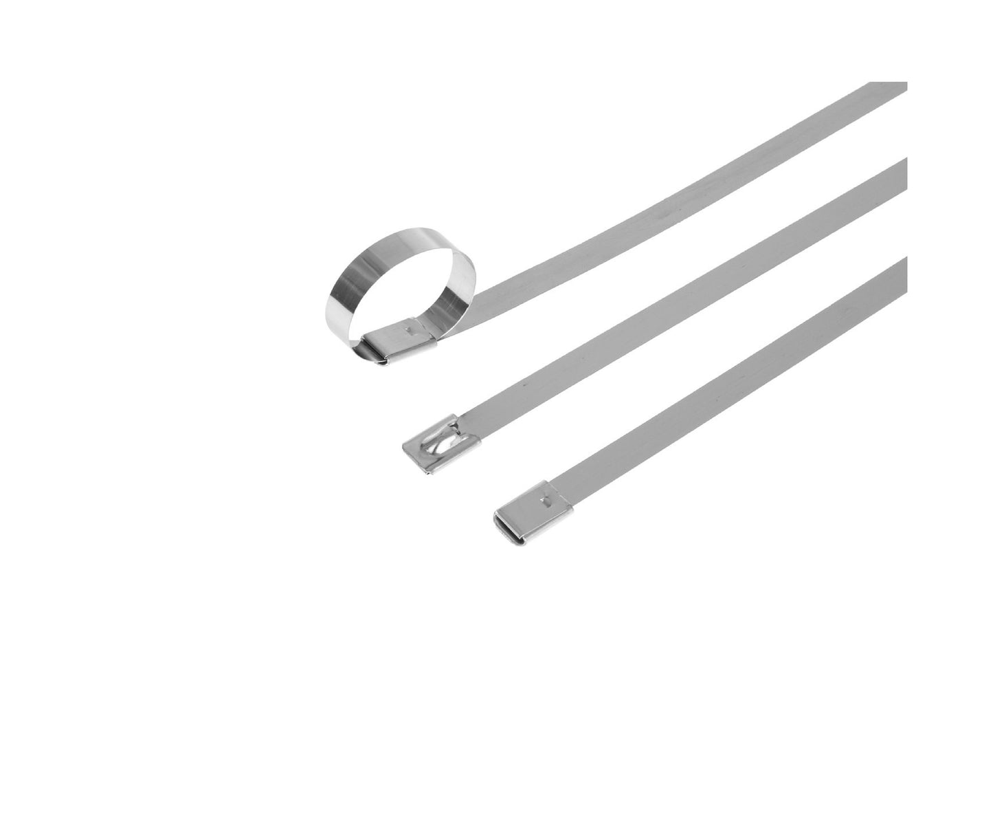 Set cleme din inox, 7,9x350mm, 100 bucati, Geko G17261