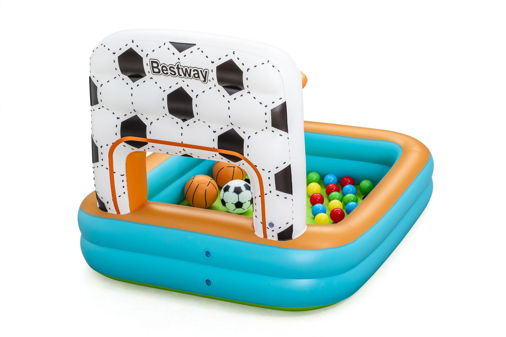 Spatiu de joaca gonflabil Kick n' Swish 3 in 1, 120 x 107 x 84 cm, Bestway 21187