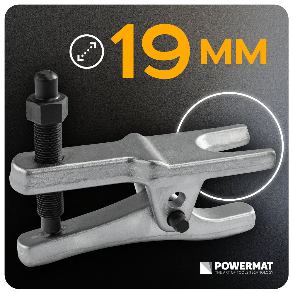Trusa prese extractoare pivoti, rotule, capete de bara PM-SKD-5T, PowermaT PM1525