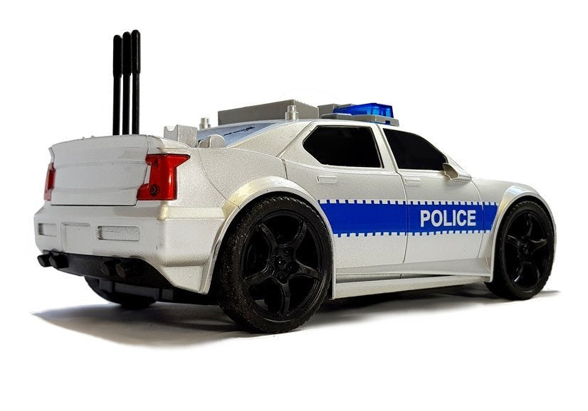 Masinuta de politie cu efecte sonore si luminose 1:20, Lean 5915