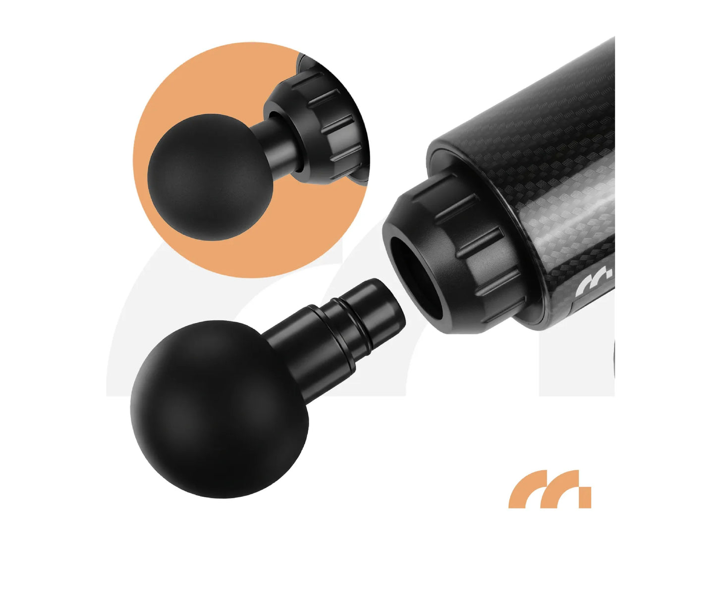 Pistol de masaj cu capete 10 capete interschimbabile, afisaj LCD, MalTec 113856