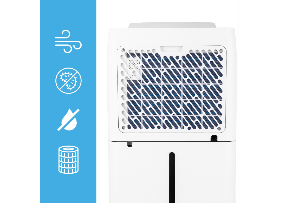 Dezumidificator cu functie de purificare a aerului DH-20330A, 20 l / 24 h, functie Wi-Fi, MalTec 111784