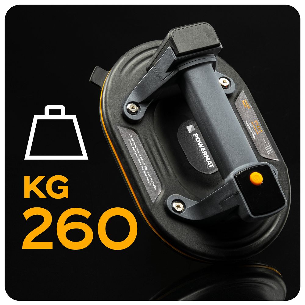 Ventuza cu baterie pentru gresie si sticla, capacitate maxima sigura 200 kg, Powermat PM1589