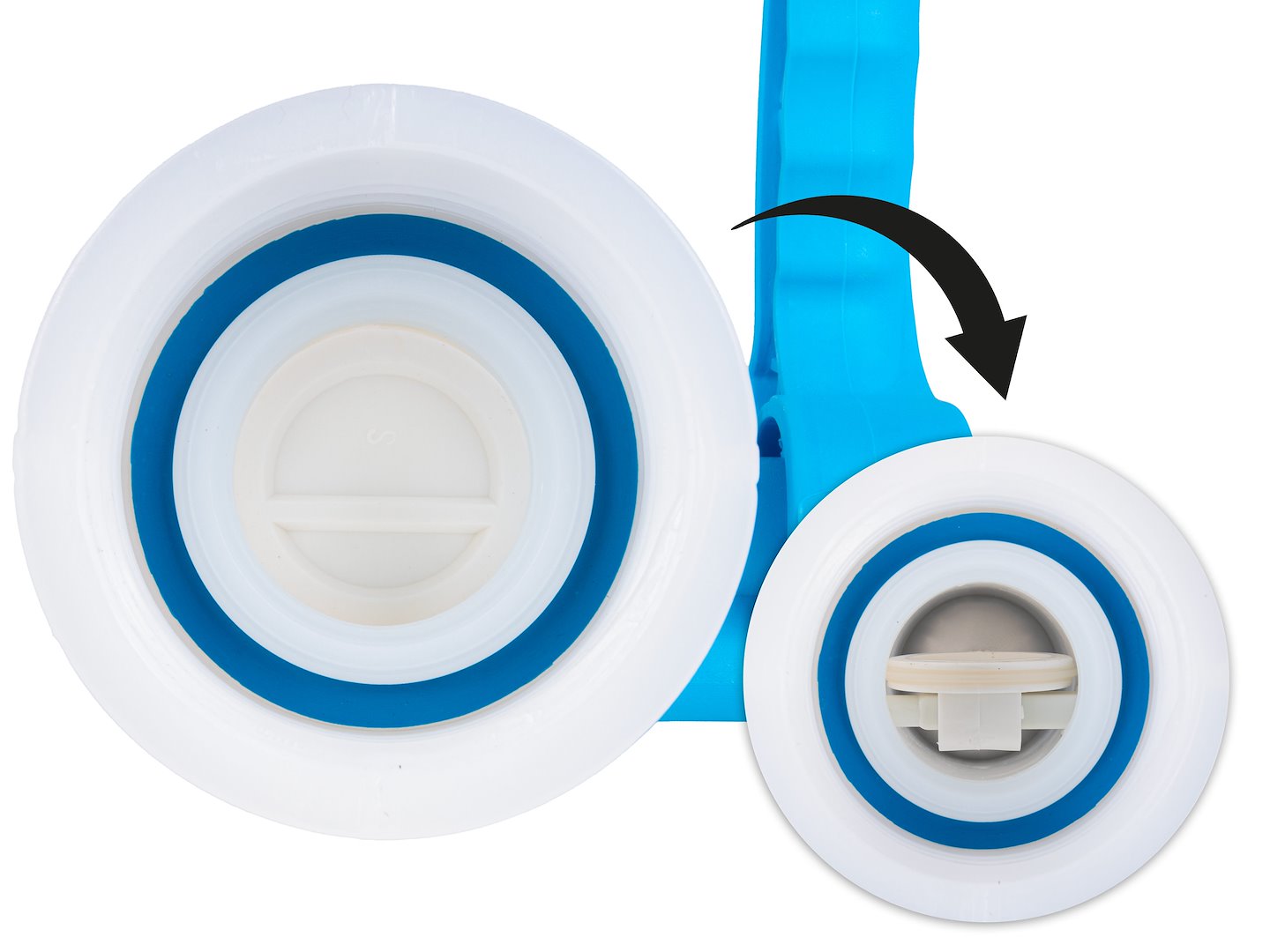 Robinet fluture IBC GW-S75 x 6 / GZ-S60 x 6 pentru containere Mauser, Geko G70199