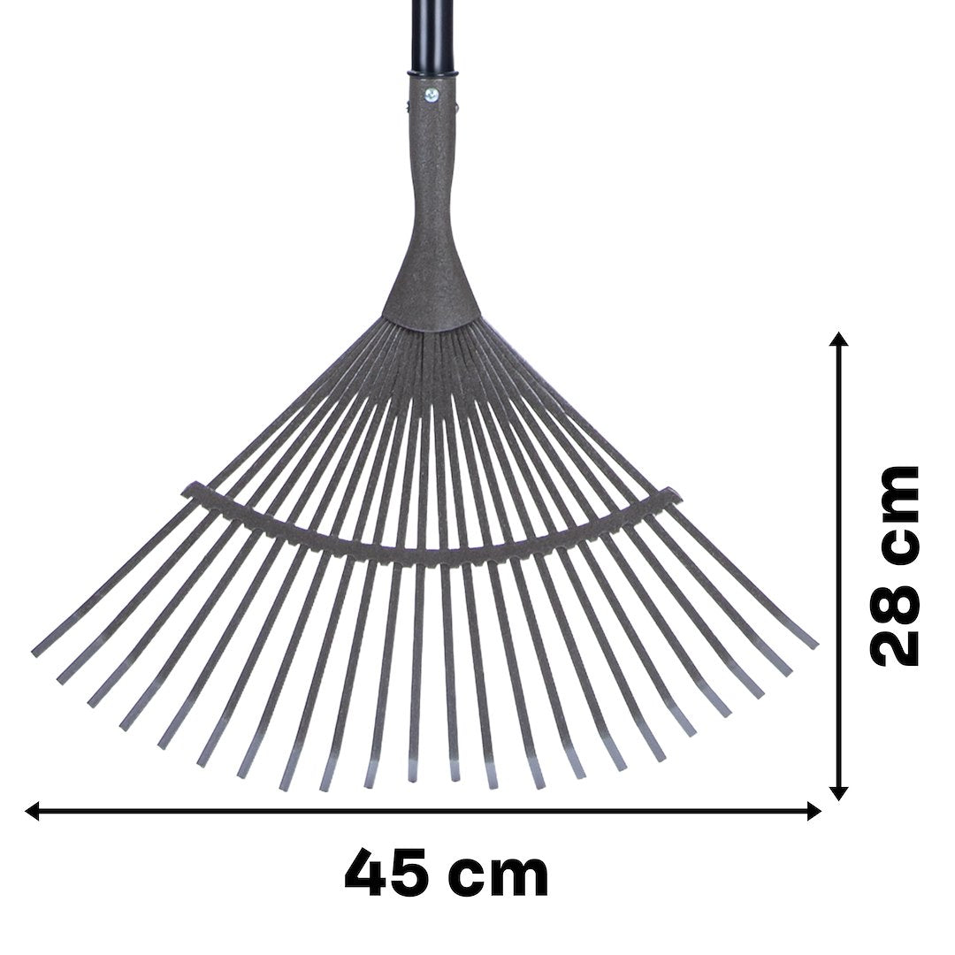 Grebla metalica tip evantai Hard Line, 22 dinti, 150 cm, Geko G66551