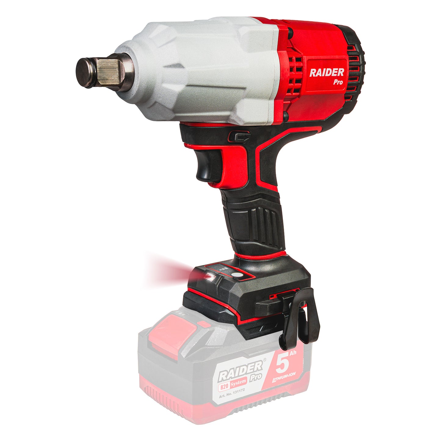 Masina de insurubat cu impact RDP-YBIW20 Solo (fara acumulator si incarcator), 1000 Nm, 1 / 2", Raider 030245