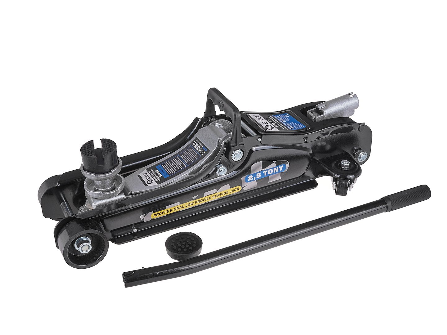 Cric hidraulic cu profil redus 2.5T 80 - 360mm, Geko G02032