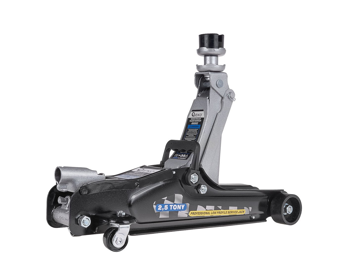 Cric hidraulic cu profil redus 2.5T 80 - 360mm, Geko G02032