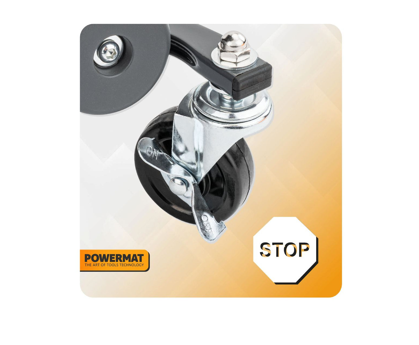 Scaun pentru atelier PM-SWA-200T, 46 × 25,5 cm, Powermat PM1454