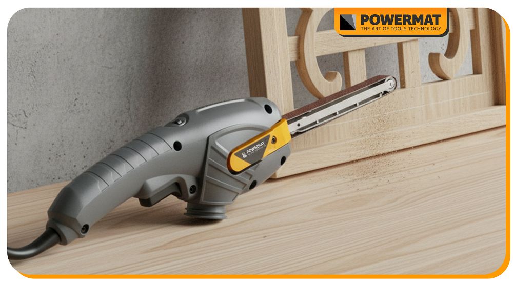 Slefuitor cu banda PM-STP-400T, 400 W, Powermat PM1472