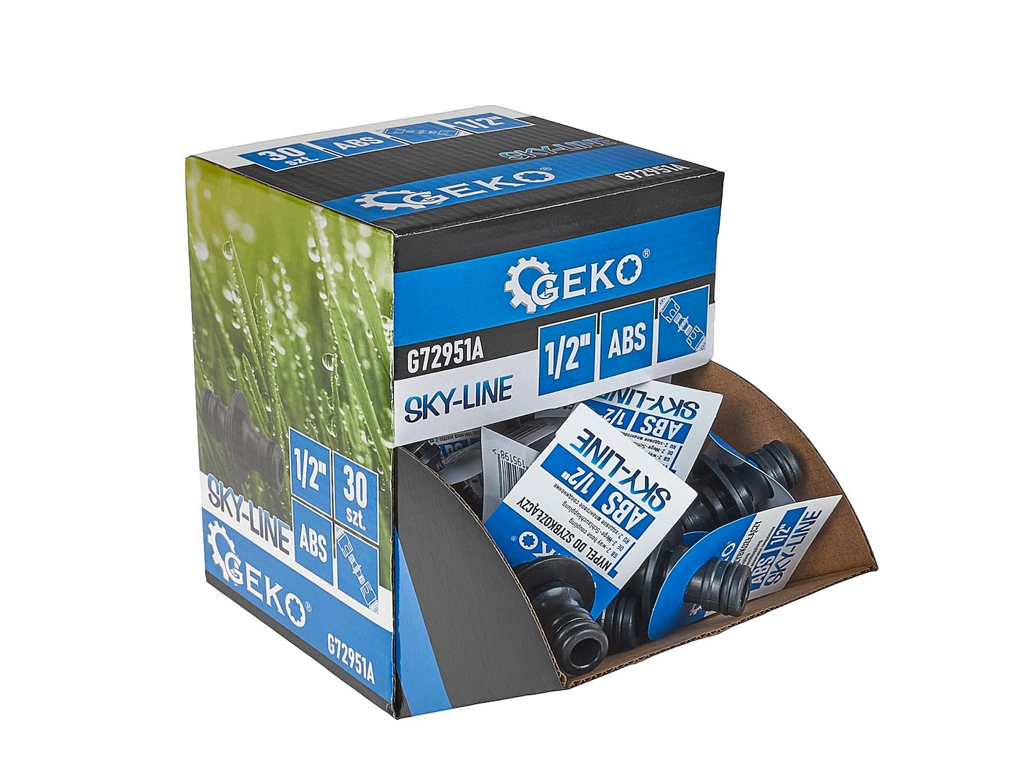 Set nipluri pentru cuplare rapida Sky-Line, 30 bucati, Geko G72951A