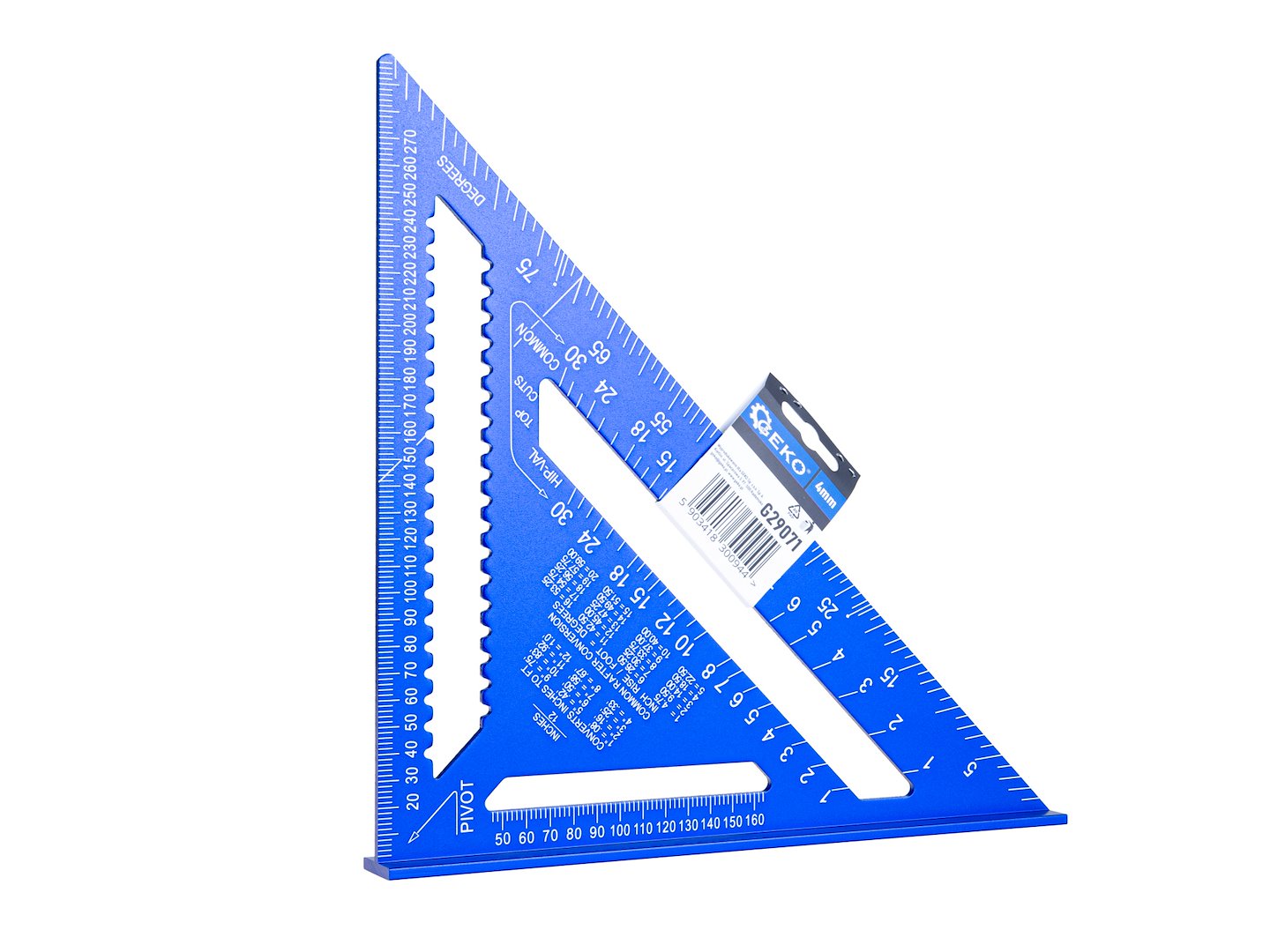 Echer pentru tamplarie si constructii, 300 mm x 300 x 430 mm, Geko G29071