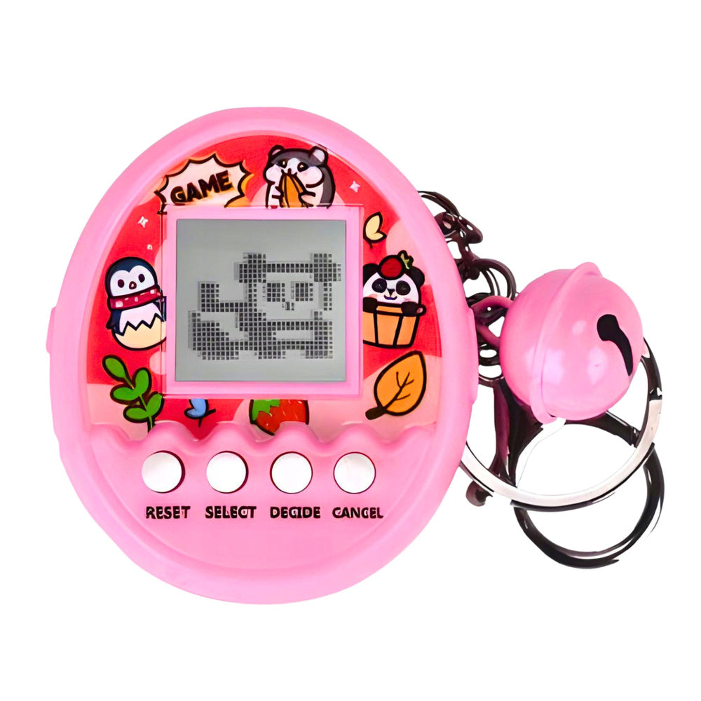 Jucarie interactiva Tamagotchi Pet Egg, 6.5 x 5.5 x 2 cm, roz, Lean 23452