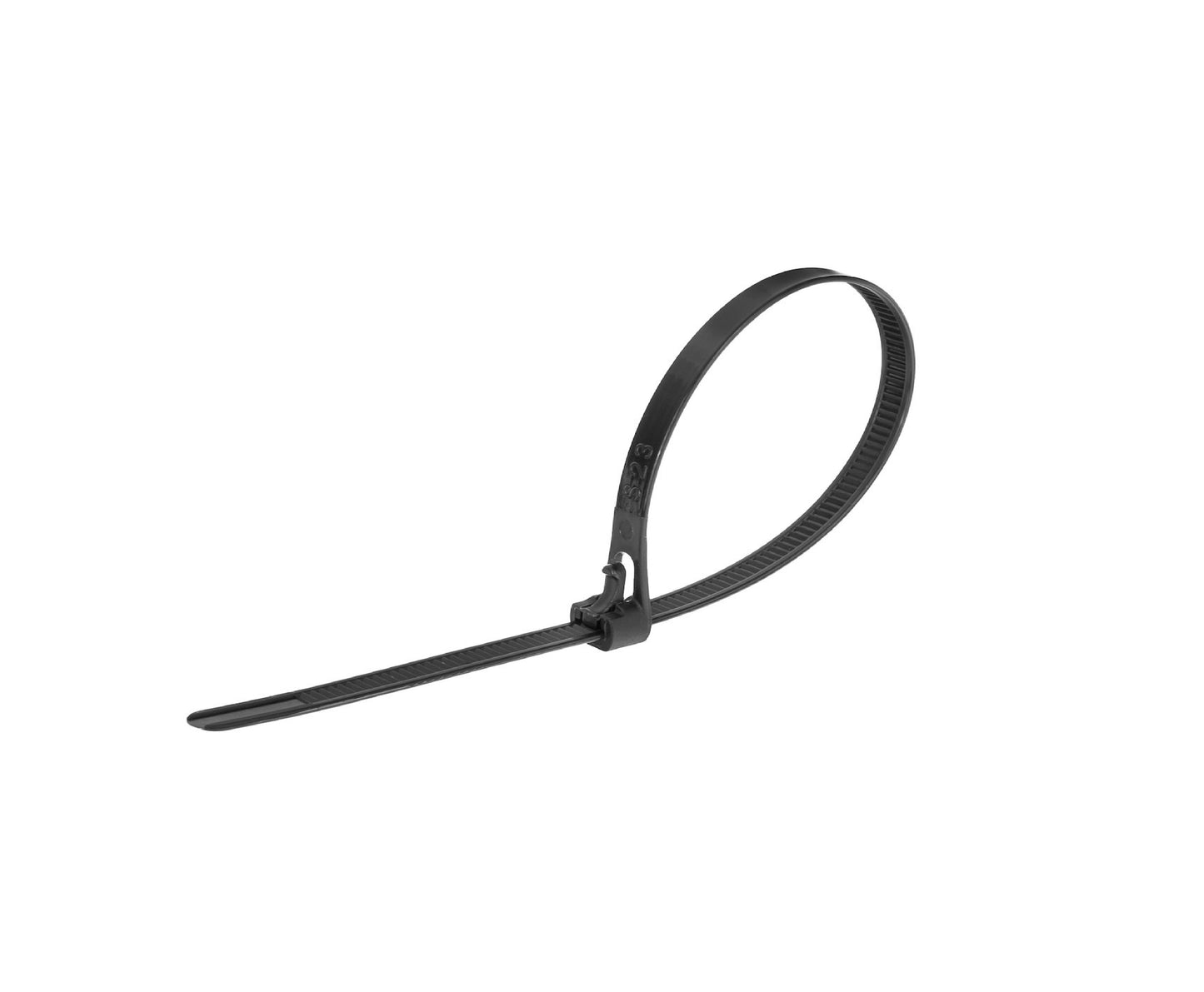 Set legaturi nylon reutilizabile, negru, 7,5x250mm, 100 bucati, Geko G17242