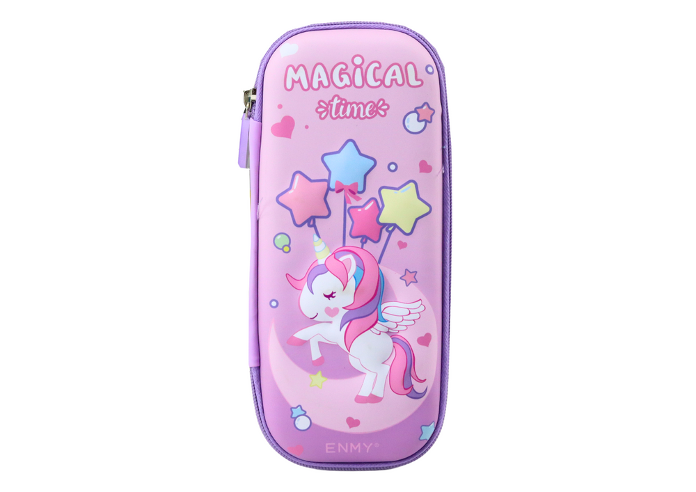 Penar 3D cu unicorn, roz, 23 x 10 x 5 cm, Lean 19662