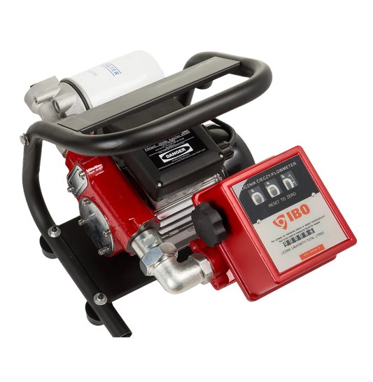 Pompa electrica pentru transfer ulei cu contor electronic AOP 60E, 0.37 kW, 230 V, Ibo Damnbat IB003215